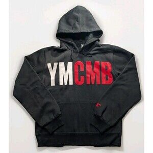 YMCMB Drake Lil Wayne Nicki Minaj Cash Money Records Black Hoodie Size Medium